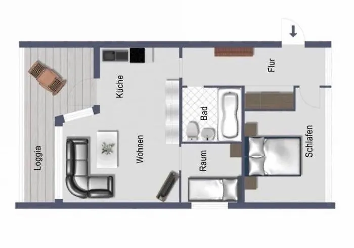 Penthousewohnung Gasteinblick Appartement *